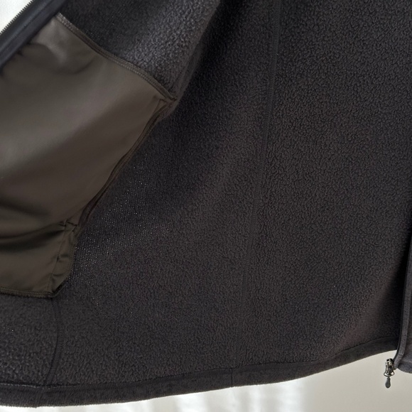 LL Bean Gray Sweater Fleece Hooded Zip Up Coat - Picture 14 of 16